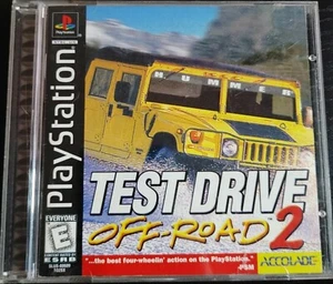 PS1 Spiel : TEST DRIVE : OFFROAD 2 !!   BLACK LABEL KOMPLETT mit Handbuch - Bild 1 von 2
