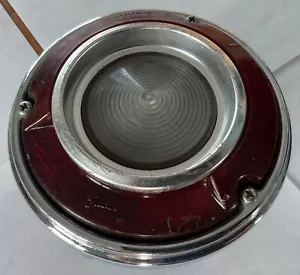 1965 CHEVROLET = CORVAIR REAR TAIL LIGHT LENS & HOUSING = OEM PART - Picture 1 of 10