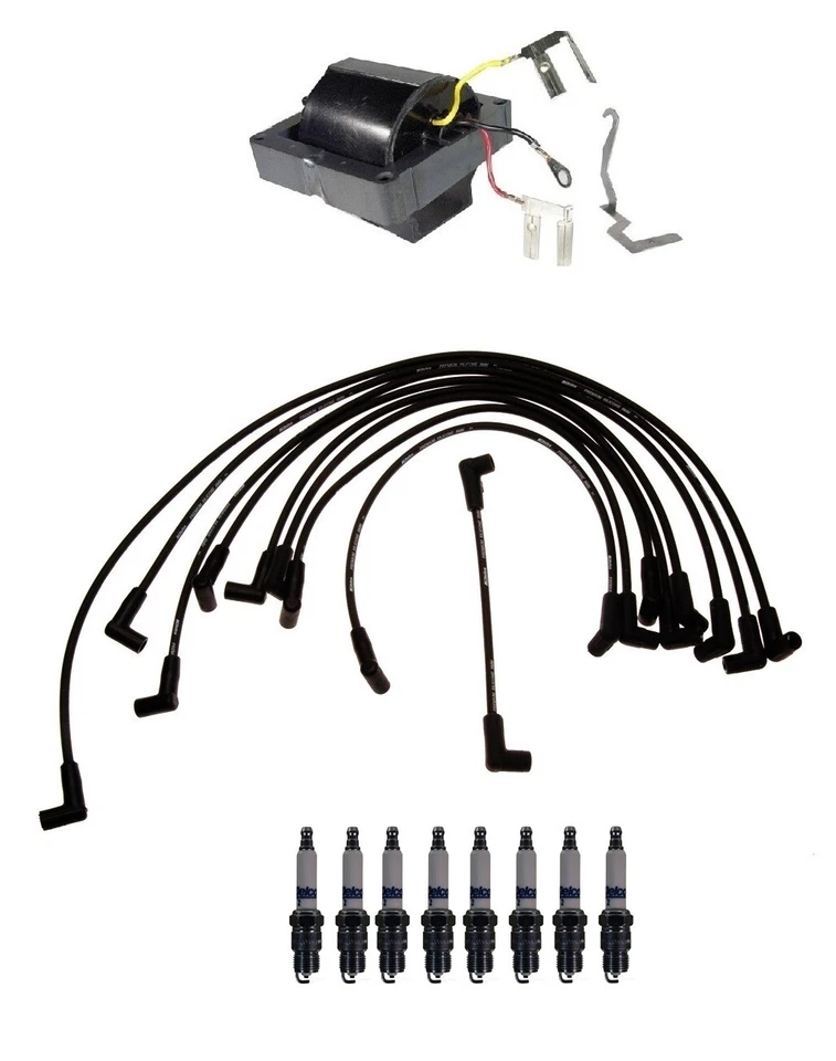 Kit de cables de encendido 1 bobina 8 bujías ACDelco para Chevrolet K30 V8 5,7 L 1986 Foto 1 de 1
