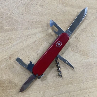 Vintage Officier Suisse Victorinox Swiss Army Knife 2 Blade 4 Tool Key Ring - Image 1 of 4