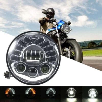 Светодиодная фара для Suzuki SV650 / SV650X / SV1000 / Bandit 1200 дальний/ближний свет и поворот - Изображение 1 из 4