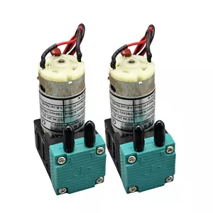 2Pcs Micro Diaphragm Pump-C 80-95 kpa Air Pump JYY (B)-Q-30-1 24V 7W NEW - Picture 1 of 7