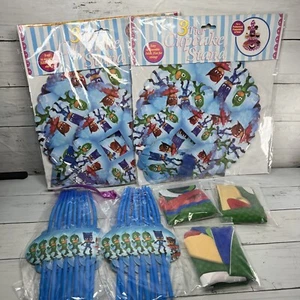 PJ Masks Birthday Party Supplies 2 Cupcake Stand 2 Pk Straws 3 Pk Mylar Balloons - Picture 1 of 8