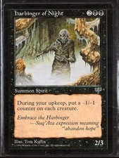 Harbinger Of Night  Mirage  NrMt+    MTG  Aliz