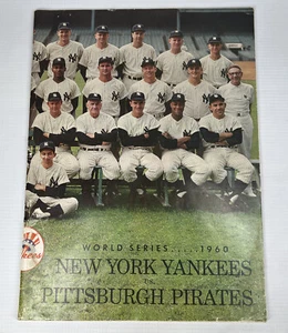 Pittsburgh Pirates New York Yankees 1960 World Series Game 4 Program Scored - Picture 1 of 9