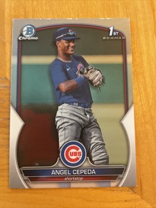 2023 Bowman Chrome #BCP-205 Angel Cepeda
