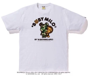 A Bathing Ape ABC BE@R Milo Tee Green Camo Size XL  Bape X Be@rbrick Baby Milo - Picture 1 of 2
