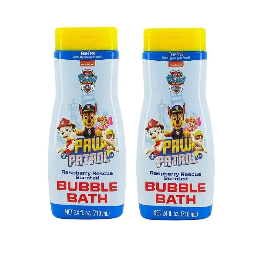 2 Pack Paw Patrol Raspberry Rescure Bubble Bath 24 oz each  - Image 1 of 1