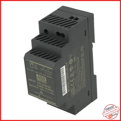 Alimentatore 24v MEAN WELL Barra Din Meanwell 24 v trasformatore led HDR-30-24