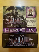 Mage Knight Resurrection 24 Count Gravity Feed Display - Heroclix Blind Foil Bag