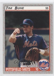 1990 Bill Pucko Pittsfield Mets Timothy Buhe #9