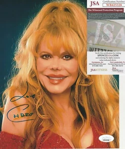 CHARO SIGNED 8X10 PHOTO PRETTY SPANISH ACTRESS THE LOVE BOAT TV CUCHI CUCHI JSA - Picture 1 of 4