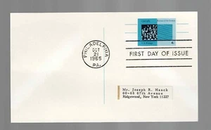 US Scott #UX53, First Day Postcard 10/21/65 Philadelphia Single Census - Picture 1 of 1