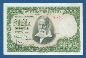 ESPAÑA // SPAIN -- 1000 PESETAS ( 1951 ) -- EBC- // aXF - SIN SERIE // NO SERIAL - Picture 1 of 2