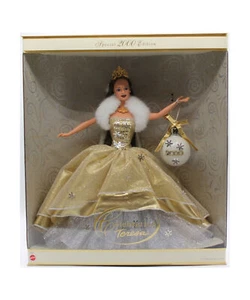 2000 Happy Holidays Celebration Teresa Barbie, NRFB, (29081) Damaged Box - Picture 1 of 2