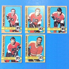 1972-73 O-Pee-Chee #33 #62 #80 #125 #166 U-PICK Philadelphia Flyers Hockey Card