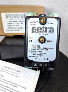 Setra Modell 264 Druckmessumformer 24 VDC, +/- 1,0" WC schneller Versand!💨✅ - Bild 1 von 11