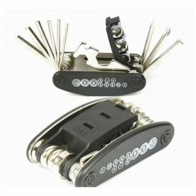 Kit de herramientas de reparación multifunción llave Allen llave hexagonal llave de vaso para bicicleta motocicleta Foto 1 de 4