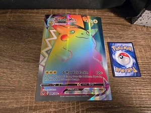Pikachu VMAX Pokemon Card V TCG CCG Holo RARE Scr Spr Giant Card Oversized O26 - Picture 1 of 3