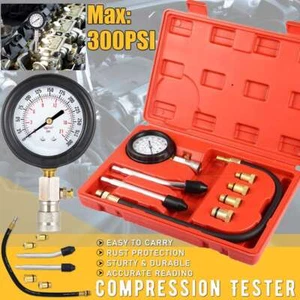 Petrol Engine Compression Test Testre Kit Set For Automotive Car pressure Meter - Picture 1 of 12