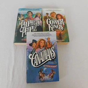 Set 3 Making America PB Novels Lee Davis Willoughby Canadians Copper King People - Imagen 1 de 10