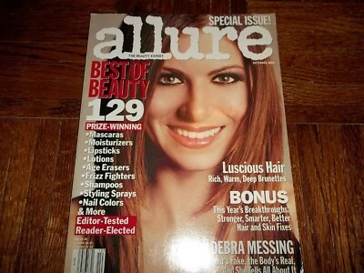 Allure Magazine Best of Beauty Special Issue Debra Messing Oct 2002 - Image 1 of 4
