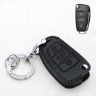 Genuine Leather Car Key Case Cover For Audi A1 A3 A4 A6 A8 Q3 Q5 Q7 R8 Rs4 S3 S4