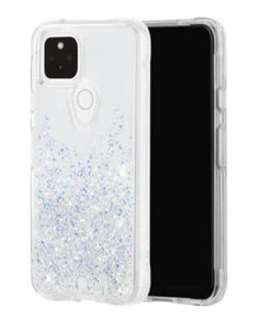 Case-Mate Twinkle Ombre Series Hybrid Case for Google Pixel 5 - Stardust Glitter - Picture 1 of 5