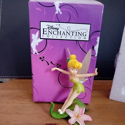 Disney Enchanting Collection Tinkerbell Fairy Figurine Ornament Boxed - Image 1 of 4