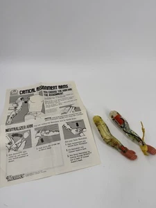 Vintage Kenner Six Million Dollar Man Critical Assignment Arms, Parts, Sheet - Picture 1 of 16