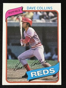 1980 Topps #73 Dave Collins Cincinnati Reds Vintage MLB Baseball Card - Picture 1 of 2