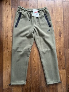 Pantalones de chándal Nike Tech polar verde oscuro/oliva DQ4312-222 - talla grande - Imagen 1 de 9