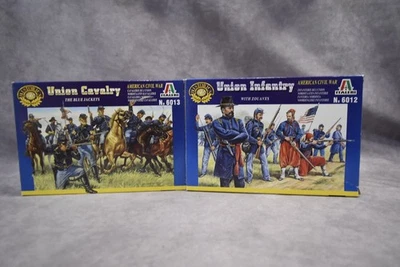 Italeri 1/72 American Civil War Union Infatry & Cavalry + Free Shipping - Image 1 of 4