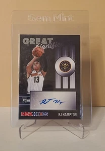 RJ HAMPTON - Autógrafo Novato - Aros 2020 Gran Significado - Como Nuevo - Imagen 1 de 2