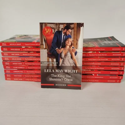 Mills & Boon Paquete de 18 Libros Modernos Impresión Mayor Romance Mujer Ficción Foto 1 de 4