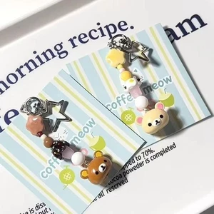 For CCD Camera Charms Pendant Cute Cartoon Bear Bag Hanging Decoration - Photo 1 sur 8