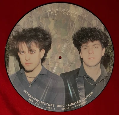 THE CURE LIMITED EDITION INTERV1EW 12" 1987 UK PIC DISC Baktabak LP EX+ Foto 1 de 2
