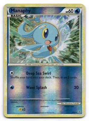 Manaphy LP 3/95 Unleashed Pokemon TCG Reverse Holo - Image 1 of 2