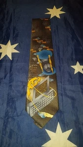 Time Bomb 2000 Vintage Rene Chagal Men's Neck Tie - Picture 1 of 3