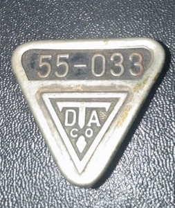VINTAGE TDA CO. Mitarbeiter Pin 55-038 Hersteller von Whitehead und Hogg - Bild 1 von 8