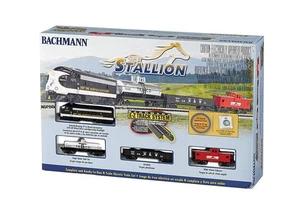Bachmann N Scale ~ Complete Train Starter Set ~ F7 ~ The Stallion ~ 24025 - Picture 1 of 2