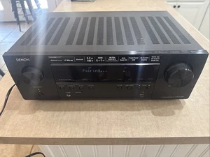 Denon AVR-S540BT 5.2 Chan. 4K Ultra HD HDR Compatible A/V Receiver No Remote - Picture 1 of 5