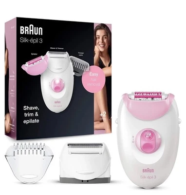 Braun Depiladora Silk-Epil 3 3-270 Dispositivo de Depilación, Depiladora para Mujer, Afeitadora Foto 1 de 4