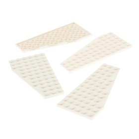 4x Lego Wing Plate 12x6 Right Cream White Star Wars 75087 30356