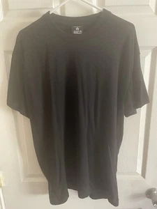 ALYAS cotone pesante manica corta NERO UOMO 2XL - Foto 1 di 3