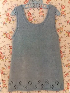 Girls Forget Me Not Knitted Dress ( 2-8 Years) Knitting Pattern - Picture 1 of 1