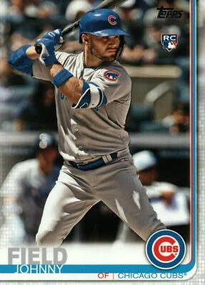 #606 Johnny Field Rookie Chicago Cubs 2019 Topps Series 2 Baseball Card - Image 1 of 2