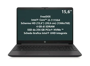 NOTEBOOK HP 250 G8 i3-1115G4 4GB RAM 256GB SSD 15,6" HD FREEDOS 2W8Z4EA - Afbeelding 1 van 4