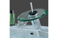 Rubinetto a cascata in vetro da bagno misceltatore 812-11