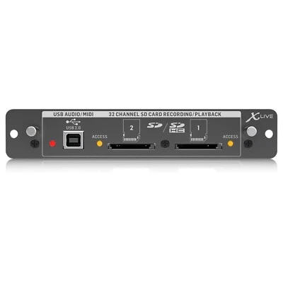 Behringer XLIVE X32 Expansion Card for 32 Channel Live Recording/Playback on ... - Image 1 of 2